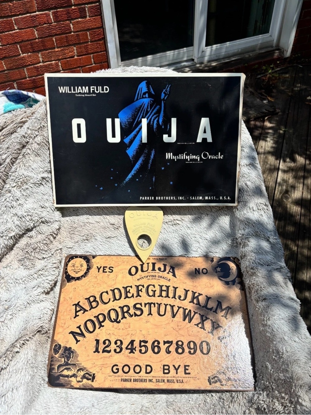 VINTAGE 1938 William Fuld Mystifying Oracle OUIGA Talking Future Board W/Box